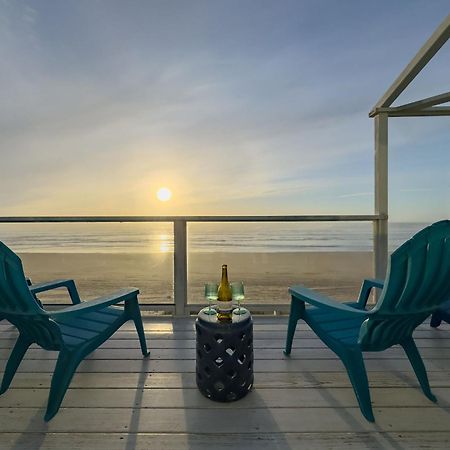 Steps From The Beach! Hottub, $1M Ocean View, Deck Waldport Exterior foto
