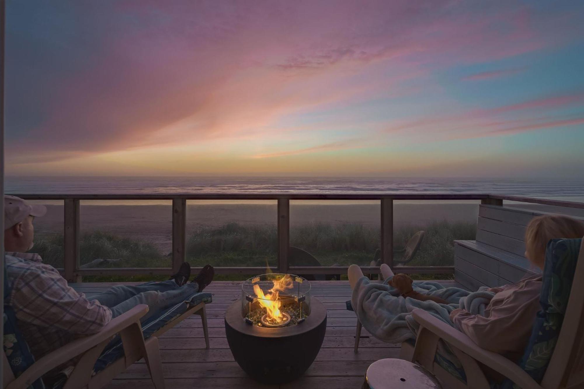 Steps From The Beach! Hottub, $1M Ocean View, Deck Waldport Exterior foto