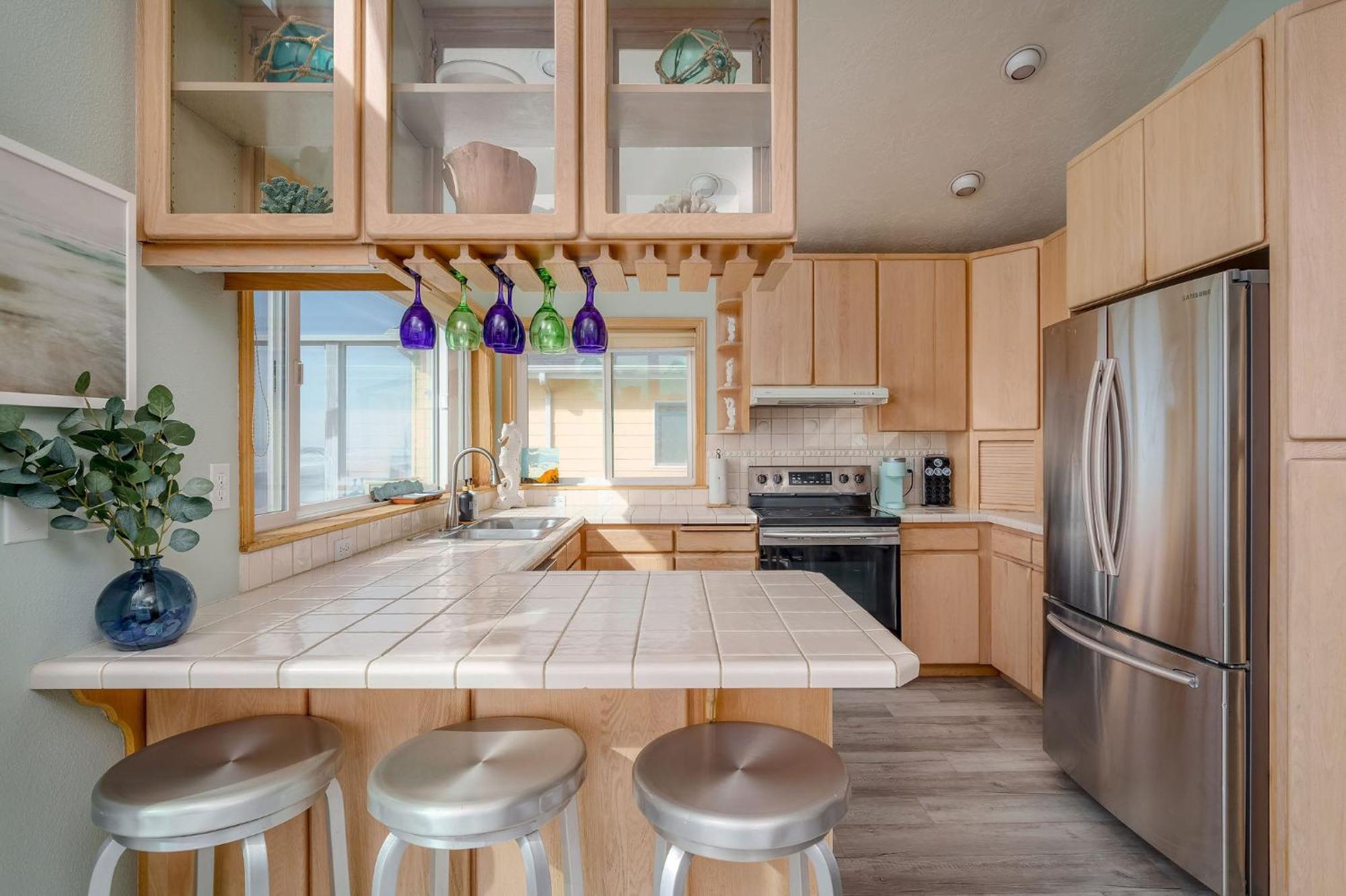 Steps From The Beach! Hottub, $1M Ocean View, Deck Waldport Exterior foto