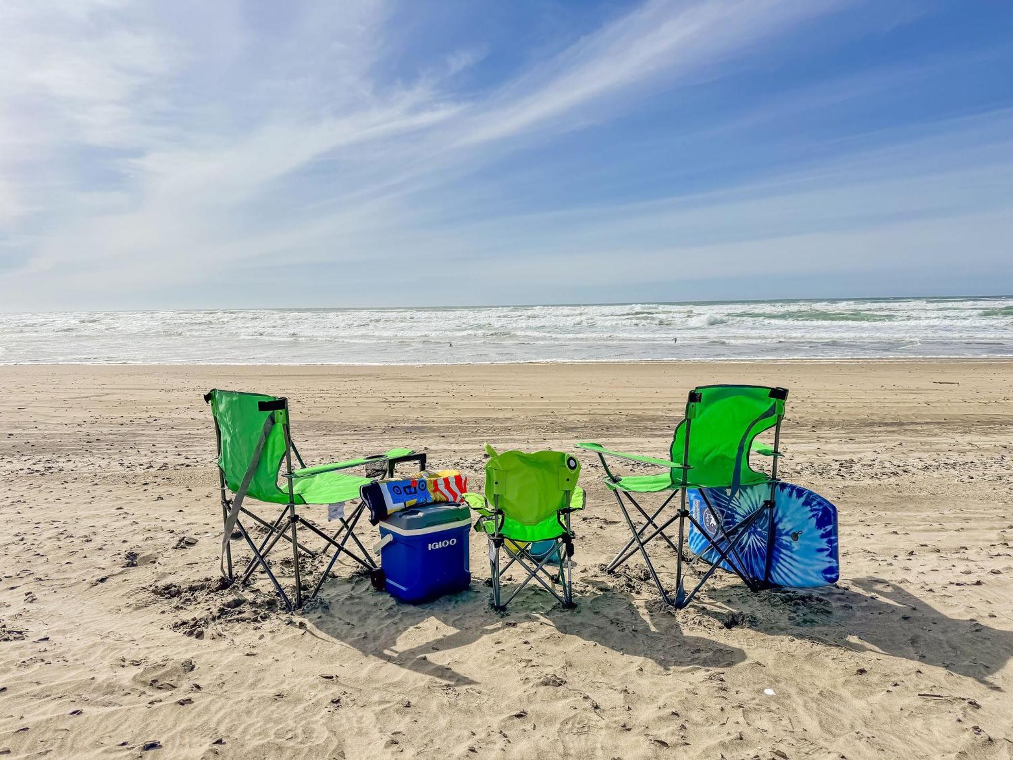 Steps From The Beach! Hottub, $1M Ocean View, Deck Waldport Exterior foto